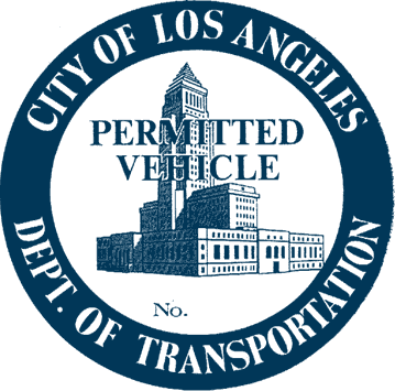 Image of City of LA Permitted Taxicab Seal