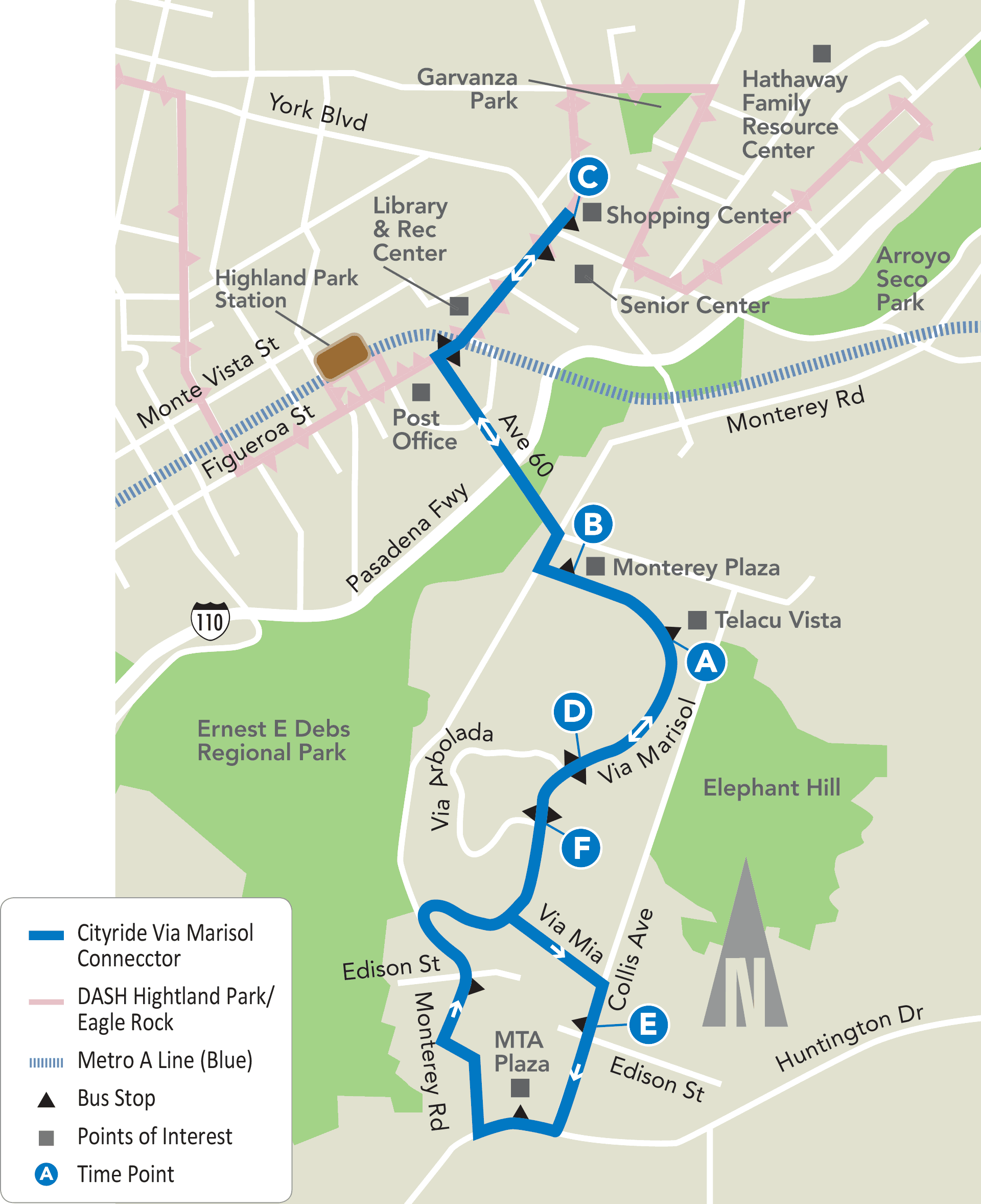 Via Marisol Map